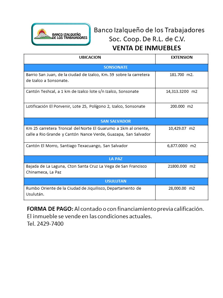 Activos Extraordinarios